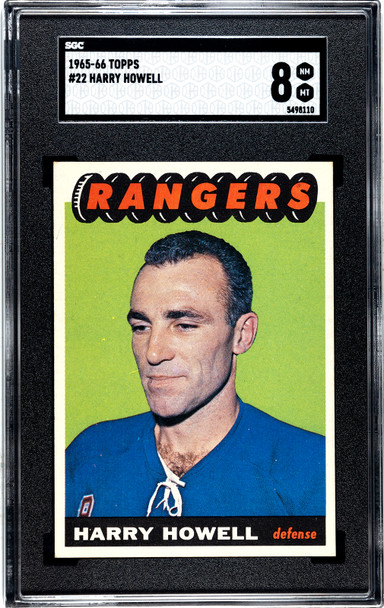 1965-66 Topps Harry Howell #22 SGC 8
