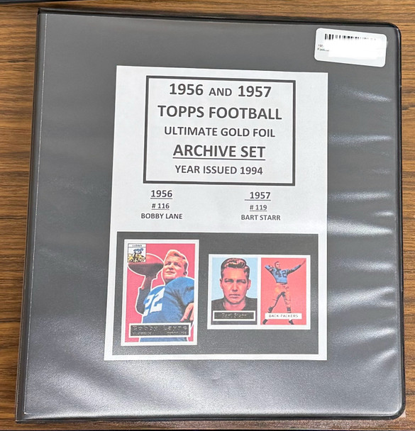 1994 Topps Archives 1956 & 1957 Football Gold Complete Sets 274 Cards