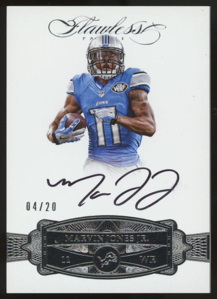 2016 Flawless Marvin Jones Jr. Auto /20 #FSMJ