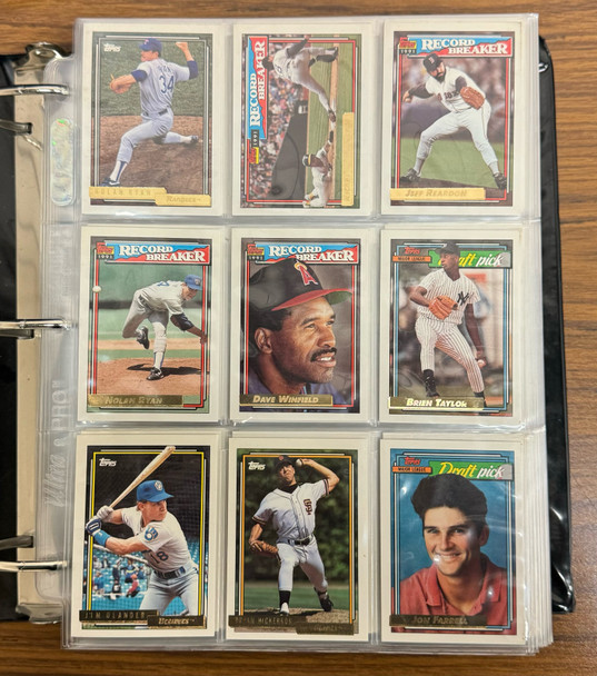 1992 Topps Gold Baseball Complete Set (792) NM-MT