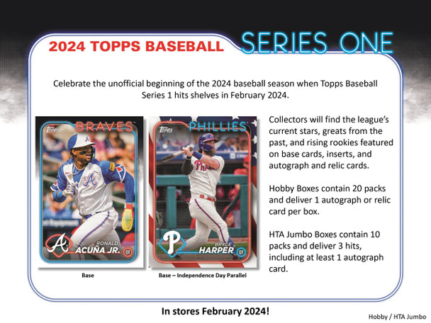 2024 Topps Series 1 Baseball Jumbo Hobby Case (6)