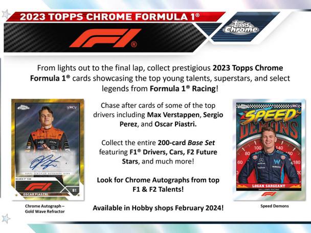 2023 Topps Chrome Formula 1 F1 Hobby Case (12)