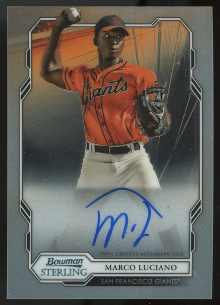 2019 Bowman Sterling Marco Luciano Auto #BSPA-MLU