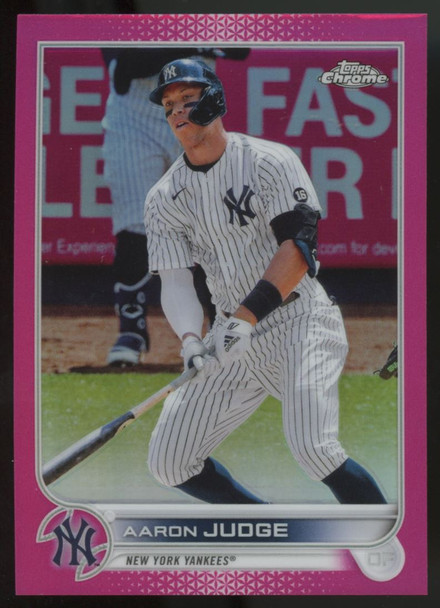 2022 Topps Chrome Aaron Judge Pink Refractor /399 #99
