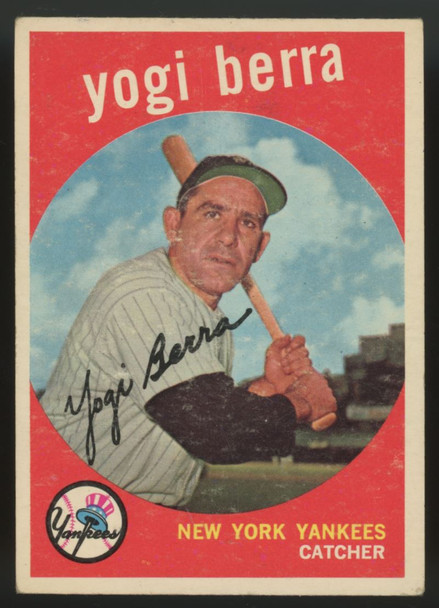 1959 Topps Yogi Berra #180 VG/EX "B"