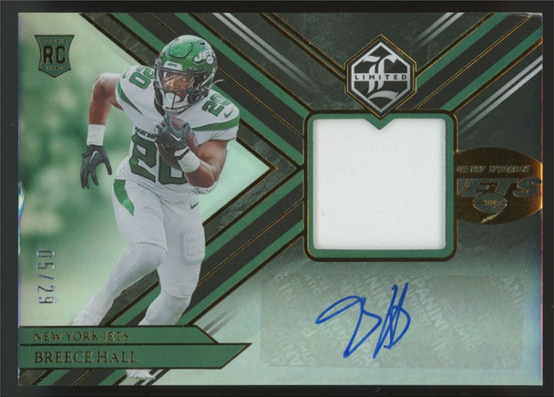 2022 Limited Breece Hall RC Patch Auto RPA /29 #106