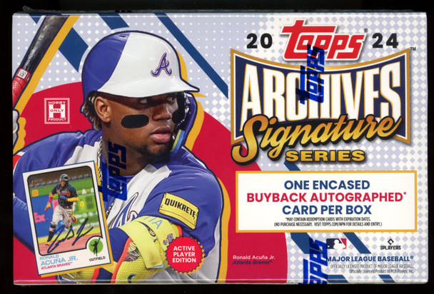 2024 Topps Archives Signature Series Baseball Hobby Box