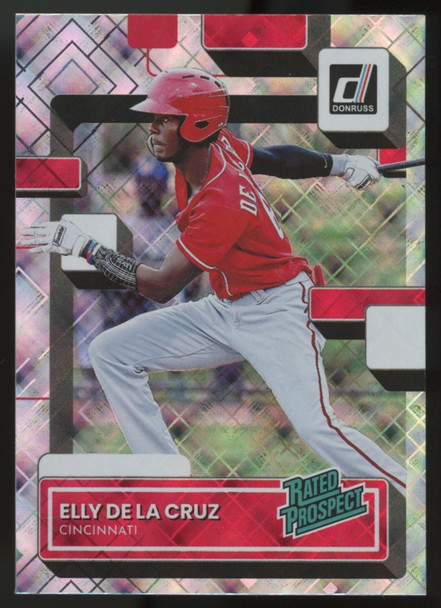2022 Donruss Elly De La Cruz Rated Prospect Diamond #RP-6