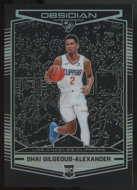 2018-19 Obsidian Preview Shai Gilgeous-Alexander RC Silver Prizm #579