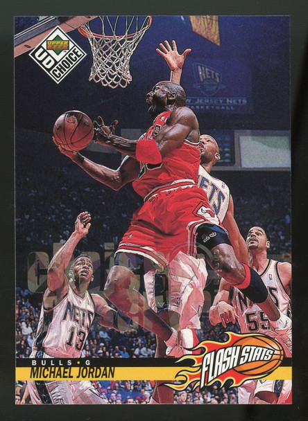 1998-99 UD Choice Michael Jordan Flash Stats Reserve #159