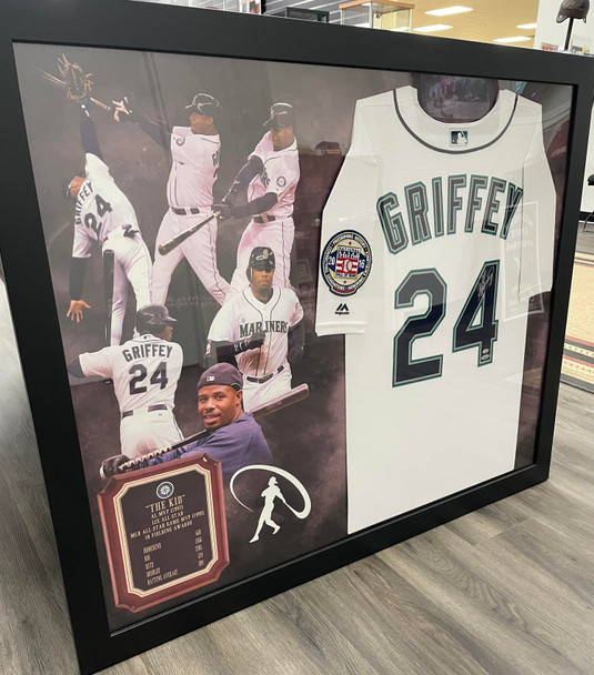 Ken Griffey Jr. Signed Autographed Jersey Framed JSA