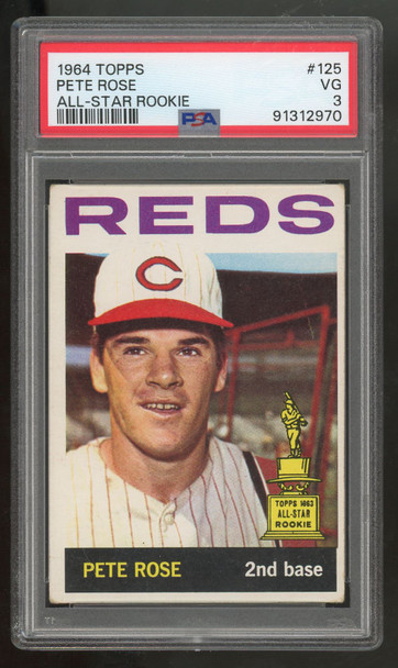 1964 Topps Pete Rose #125 PSA 3 *970