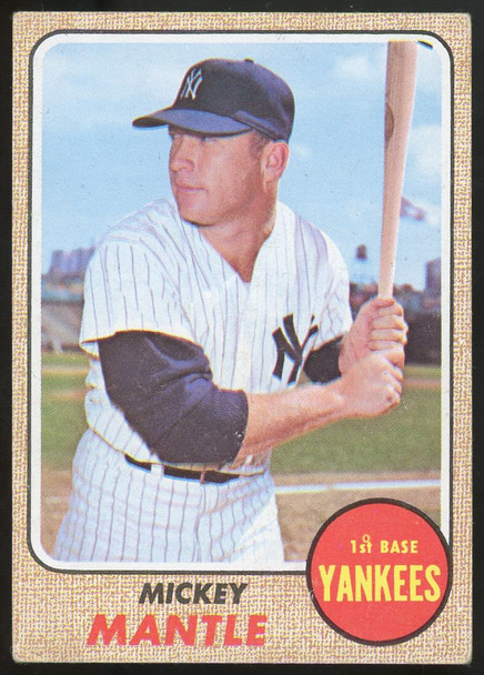 1968 Topps Mickey Mantle #280 VG
