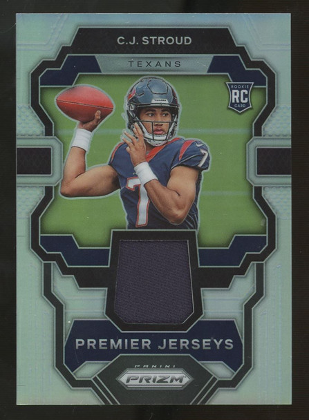 2023 Prizm CJ Stroud RC Premier Jerseys Silver #PJ-CJS