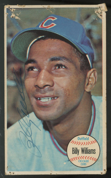 1964 Topps Giants Billy Williams #52 Signed Auto JSA