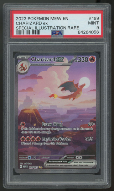 2023 Pokemon Charizard ex 151 Special Illustration Rare #199 PSA 9