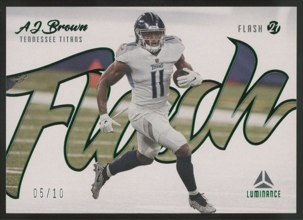 2021 Luminance AJ Brown Flash Green /10 #F-17