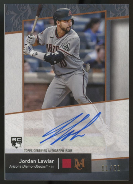 2024 Museum Collection Jordan Lawlar RC Auto Copper /50 #AA-JL