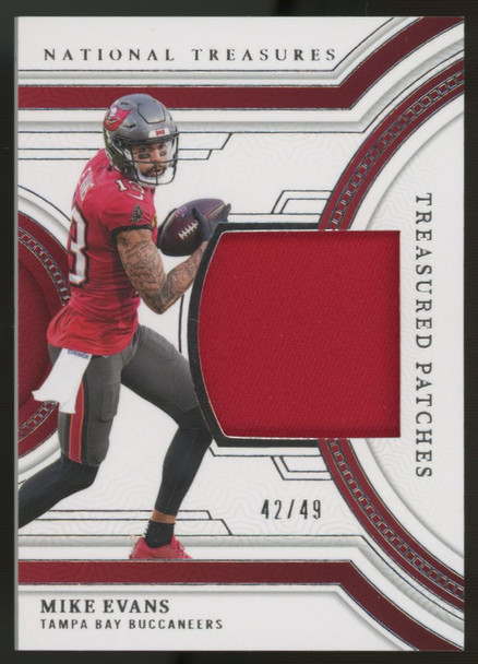 2023 National Treasures Mike Evans Treasured Patches /49 #TP-MEV
