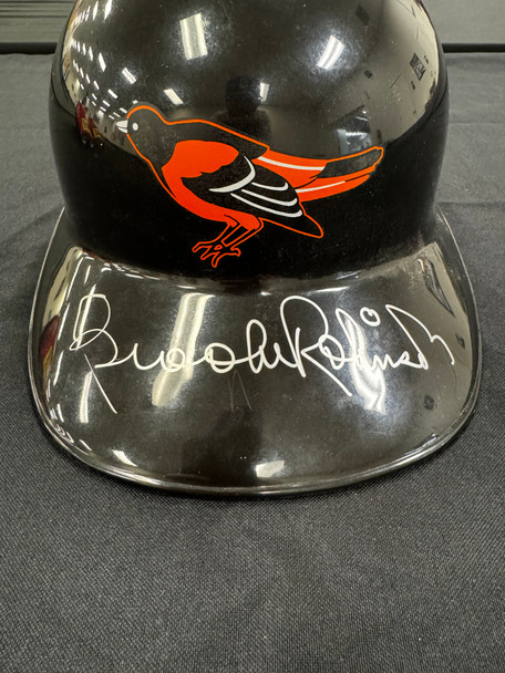 Brooks Robinson Signed Autographed Batting Helmet JSA
