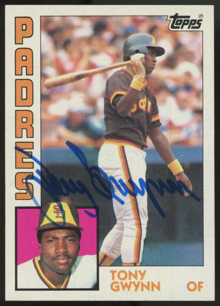 1984 Topps Tony Gwynn #251 Signed Auto JSA