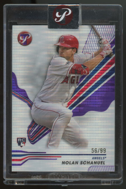 2024 Topps Pristine Nolan Schanuel RC Purple /99 #67
