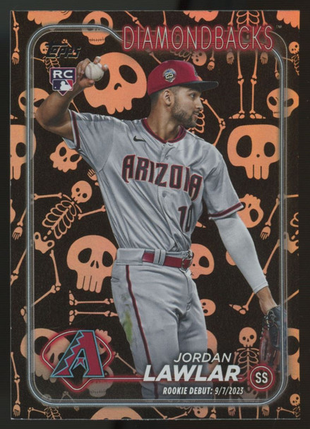2024 Topps Update Jordan Lawlar RC Skeletons /50 #US41