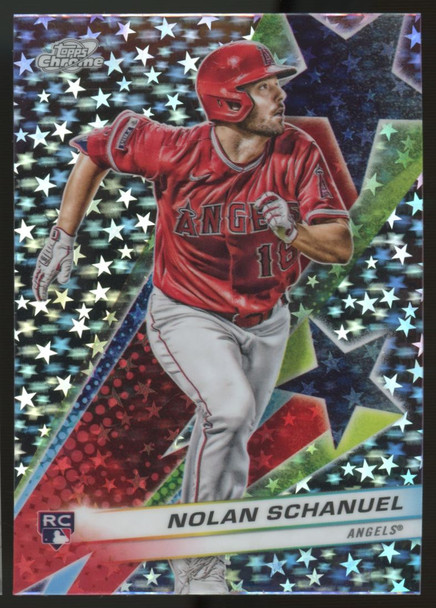 2024 Topps Cosmic Chrome Nolan Schanuel RC Star Fractor #SF-82