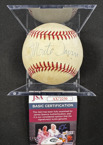 Monte Irvin Signed Autographed Rawlings ONL Baseball JSA