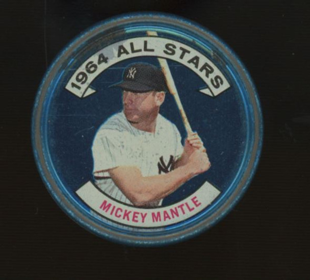 1964 Topps Coins Mickey Mantle All Star #131 VG
