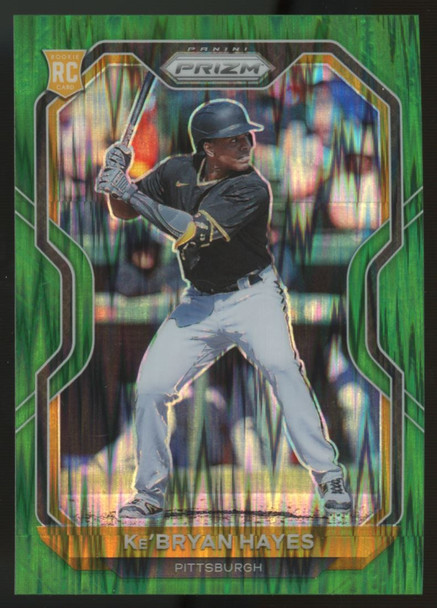 2021 Prizm Ke'Bryan Hayes RC Green Flash /5 #113