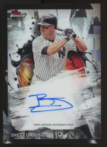 2024 Topps Finest Brett Gardner Auto #FA-BG