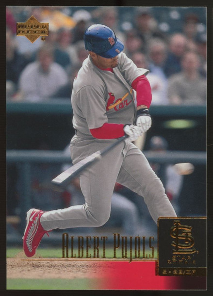 2001 Upper Deck Albert Pujols Star Rookie RC #295 NM-MT