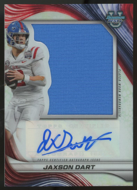 2024 Bowman University's Best Jaxson Dart Patch Auto #PJA-JD