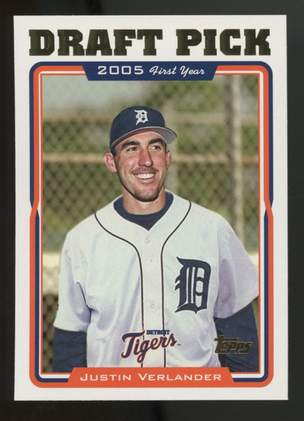2005 Topps Baseball Complete Set (734) Verlander RC
