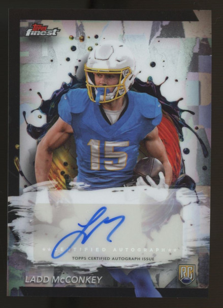 2024 Topps Finest Ladd McConkey RC Auto #RFA-LM