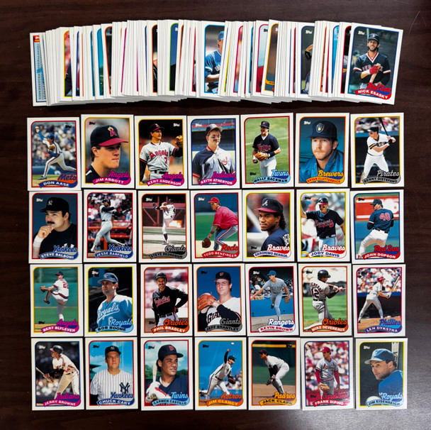 1989 Topps Traded Tiffany Baseball Near Complete Set 131/132 No Griffey
