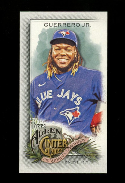 2022 Topps Allen & Ginter Vladimir Guerrero Jr. Mini Brooklyn Back /25 #97