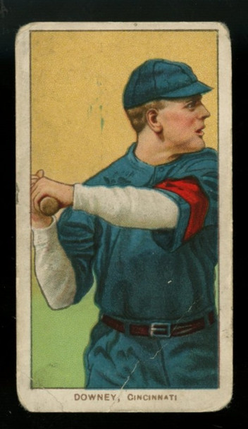 1909-11 T206 Tom Downey Sweet Caporal Back Low Grade