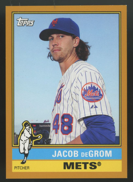 2016 Topps Archives Jacob DeGrom Gold /50 #110