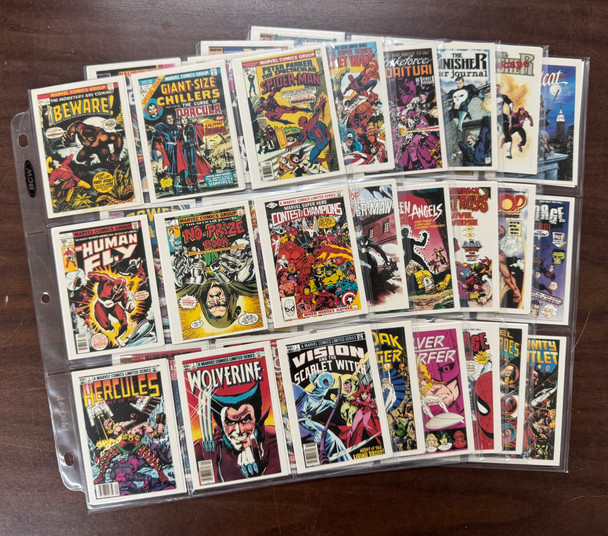 1991  Marvel Comic Images 1st Covers Series II Complete Card Set (100) NM