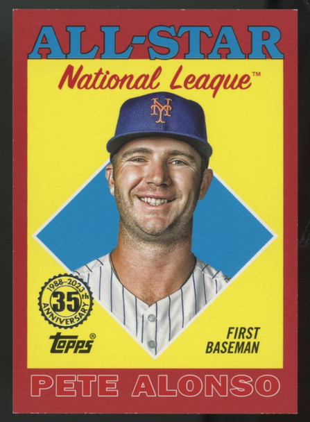 2023 Topps Pete Alonso 35th Anniversary Red All Star /10 #88AS-25