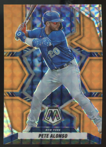 2022 Mosaic Pete Alonso Orange Fluorescent /25 #198