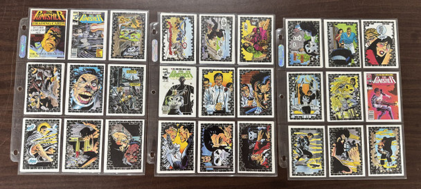 1988 Marvel Comic Images The Punisher Whole Tough Tale Complete Card Set (50) NM