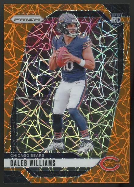 2024 Prizm Caleb Williams RC Orange Lazer #301 "A"