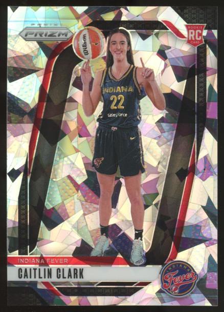 2024 Prizm WNBA Caitlin Clark RC Silver Cracked Ice #145