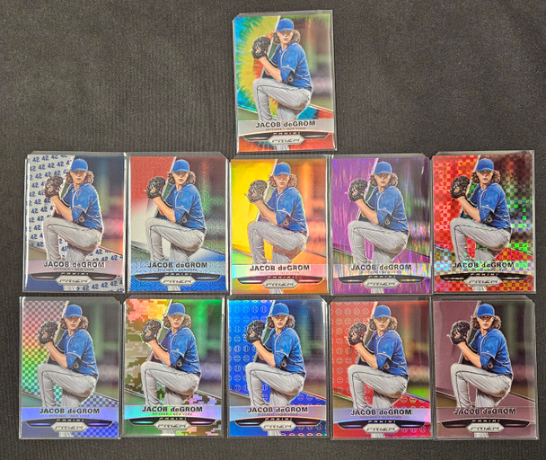 2015 Panini Prizm Jacob DeGrom Rainbow Lot Of 11