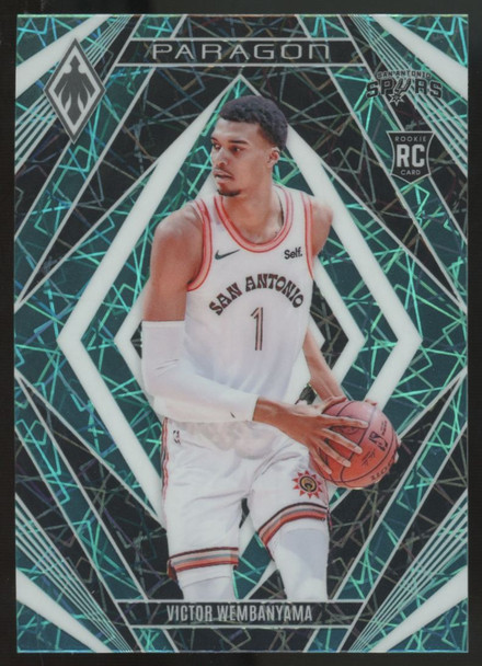 2023-24 Phoenix Victor Wembanyama RC Paragon Teal Lazer #13