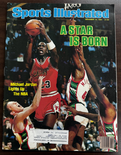 December 10, 1984 Michael Jordan "A Star Is Born" Sports Illustrated Magazine