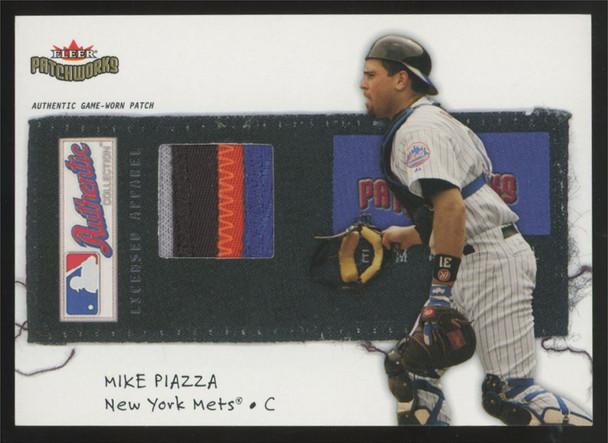 2004 Fleer Patchworks Mike Piazza Licensed Apparel Patch /100 #LP-MP